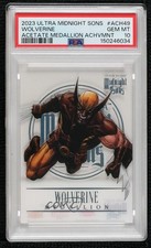 2023 Fleer Ultra Midnight Sons Medallions Acetate Wolverine PSA 10 GEM MT 7ec picture