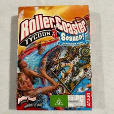 Roller Coaster Tycoon 3 Soaked Expansion Pack PC Game 2005 Atari picture