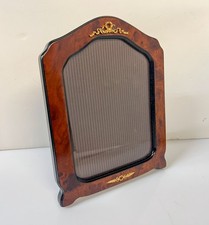 Vintage Selli G Gabriello Florence Wood Photo Frame Gilt Sterling Silver 5x 7 picture