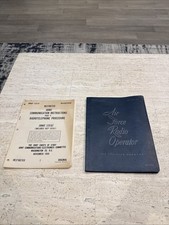 1953 AIR FORCE Radio Operator Manual/1950 JANAP Communications Instructions. picture