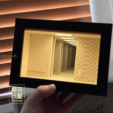 Enter the Backrooms Ornament Abyss Mirror Photo Frame Display Box Desktop Gift picture