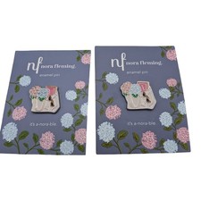 Lot 2x Nora Fleming Tote-Ally Cute Enamel Pin 2026 Winter Wholesale Exclusive picture