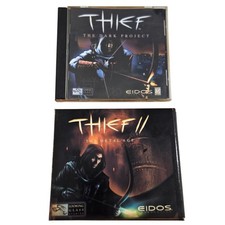 Thief The Dark Project II 2 Metal Age PC Game Lot Vintage 1998 2000 Eidos Retro picture