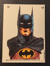 1989 TOPPS BATMAN MOVIE STICKERS #30 BATMAN picture