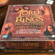 Topps Lord of the Rings Two Towers 2002 Sealed Box 168 Cards Autographs picture