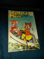 Marmaduke Mouse #57 quality comics 1956 golden age funny animal fishing cover picture