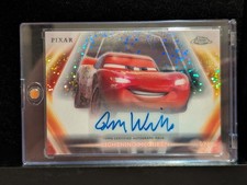 2026 Topps Disney Neon Owen Wilson Auto Lightning McQueen Auto Spectacle 02/10. picture