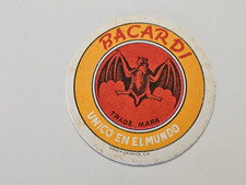 1950s ORIGINAL BACARDI RUM RON BAT UNIQUE IN THE WORLD COASTER BAR RESTAURANT picture
