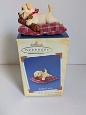 Hallmark 2004 Puppy Love Yellow Lab MIB ornament 14th in series picture