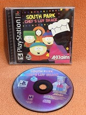 South Park Chef's Luv Shack Sony PlayStation 1 PS1 Complete Black Label REG Card picture