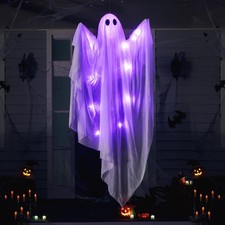 JOYIN Halloween Hanging Light up Ghost, 47