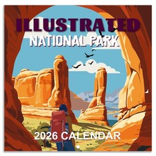 2026 Calendar - 2026 Wall Calendar - 2026 National Parks Wall Calendar, Jan. 202 picture