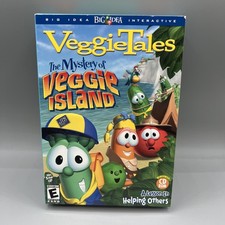 Big Idea Veggie Tales The Mystery of Veggie Island Windows 95/98 CD ROM Sealed picture