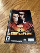 The Sum of All Fears PC Game User Manual picture