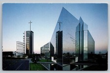 CA, Garden Grove, Crystal Cathedral, Sunrise, Vintage Postcard picture