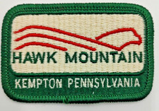 Vintage HAWK MOUNTAIN BIRD SANCTUARY KEMPTON PA PATCH NEW NICE L@@K picture