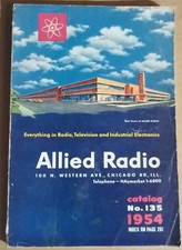 Vintage 1954 Allied Radio Catalog No. 135 Everything in Electronics w/Order Form picture