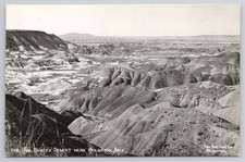 Rppc The Painted Desert Near Holbrook Arizona SW Post Card Co Vintage View picture