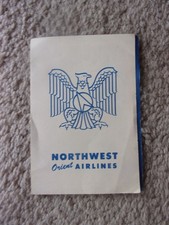 1950s NW Orient Airlines SIGNED Crew Welcome Aboard Brochure Vintage Aviation picture