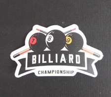 Billiard Championship Pool Playing Sticker 1.5