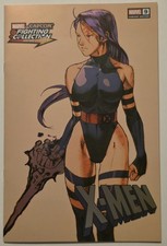 X-men #9 Psylocke Marvel vs Capcom Mexican Foil Variant 2025 picture