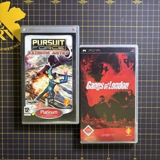 Lot 2 Pursuit Force Extreme Justice Gangs of London Sony PSP PAL Region Free CIB picture