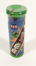 Vintage 1999 Mars M&M’s Minis Plastic Green Tube Candy Collectible picture