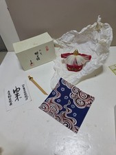 Japanese Kaga Shishigashira Lion Head Nakajima Menya Japan Folk Toy with Box Red picture