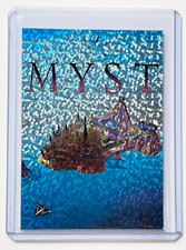Myst Limited Edition Artist Signed “Video Game Classic” Refractor Card 1/1 picture