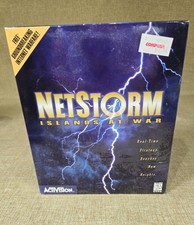 NETSTORM: ISLANDS AT WAR 1997 PC Big Box Game Activision Factory Sealed picture
