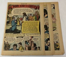 1961 six page cartoon story ~ POPE LEO THE GREAT picture
