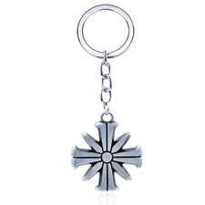 Far Cry Keychain Farcy Eden's Gate Pendant Key Chain for Women Men Keyring Jewel picture