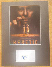 Hugh Grant    **HAND SIGNED**   16x12 mounted display  ~  Heretic ~ AUTOGRAPHED picture