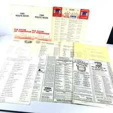 Lot (10) vtg Circus Carnival Schedule Pruts Show of Tomorrow George Matthews picture