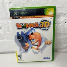 Worms 3D (Microsoft Xbox, 2005) CIB W/ Manual picture