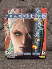 Homeworld 2 (PC, 2003) Big Box Sierra / Relic Complete In Box CIB Rare PC CD-ROM picture