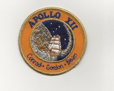 Apollo 12 NASA Mission Patch Original Vintage Uncommon Crew - Style-Matched picture