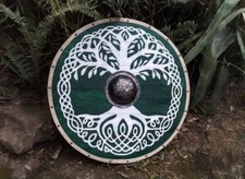 Designer Viking Shield: Iconic Norse Heritage Décor, Wall Hangings, Unique Gift picture