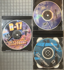 Flight Sims Lot of 3 PC Microsoft Combat Flight Simulator - B‑17 Flying Fortress picture