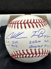 Fanatics Under Wraps RUTSCHMAN and BAZANNA duel signature baseball picture