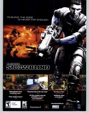 Project Snowblind PS2 Xbox 2004 Print Ad/Poster Official Video Game Room Pop Art picture