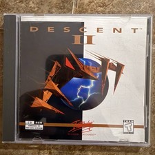 Descent II 2 PC CD-ROM Jewel Case Retro 1996 Interplay Windows 95 DOS Game picture