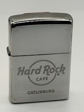 Vintage 2013 Hard Rock Cafe Gatlinburg HP Chrome Zippo Lighter ***READ picture