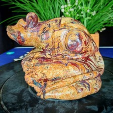 7.59LBTop natural crystal hand carved therapeutic artwork3.45kg picture