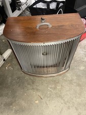MCM Antique Mathes Cooler Cooling Fan 3 Speed Control Model Wood (Made in USA) picture