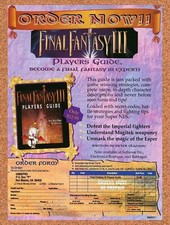 1993 Final Fantasy III Official Strategy Guide Original Ad / Promo v4 picture
