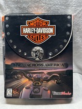 Motorcycle Harley-Davidson Race Across America New Sealed Big Box Computer Game picture