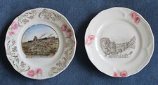 Two (2) Early 20th Centry Souvenir Dishes Pikes Peak Garden of the Gods Colorado picture