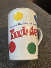 Coffee Cups-The Twister Game- Small Chip Price Reduced- used picture
