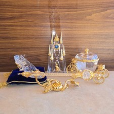 Vintage 1991 24k Gold Plated Franklin Mint Cinderella Golden Crystal Collection  picture